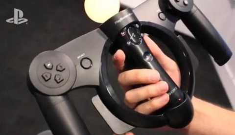 mooi Ontvanger Bedankt PS Move Racing Wheel works with any game - Report - GameSpot