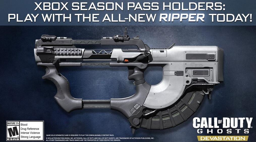 New Call of Duty: Ghosts DLC revealed, introduces the Ripper hybrid gun -  GameSpot