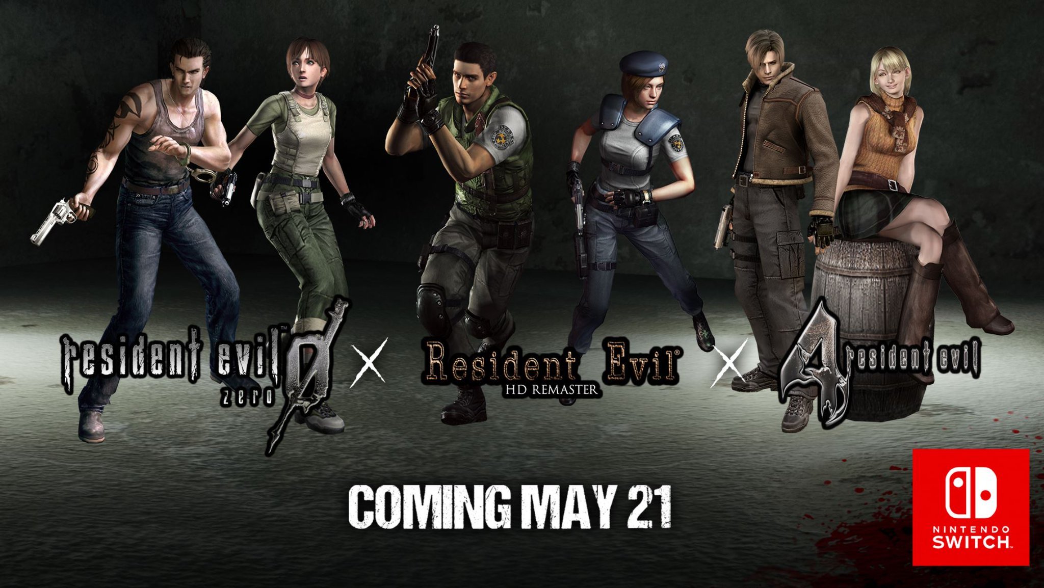 solely Adulthood Sitcom Three Resident Evil Games Headed To Nintendo Switch, Release Dates  Confirmed - GameSpot