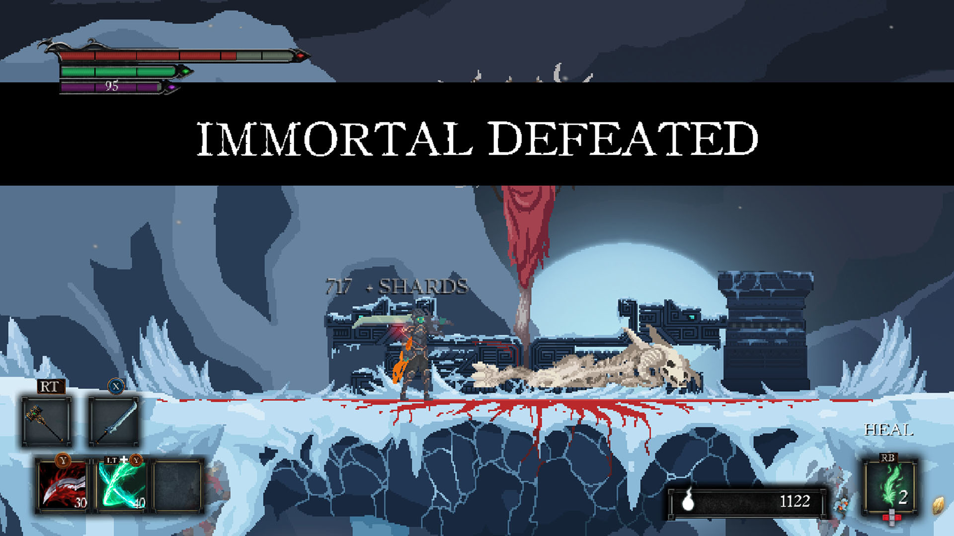 Death's Gambit Review. The Limits of a 2D Souls-Like