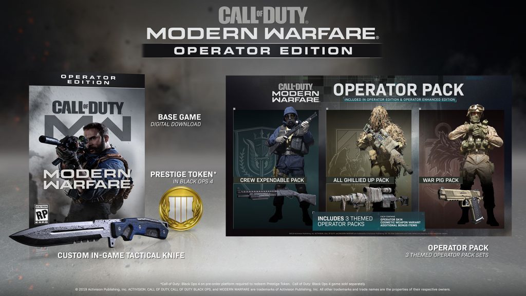 Call Of Duty: Modern Warfare Release: Pre-Order Bonuses, Dark Edition, And  More - GameSpot