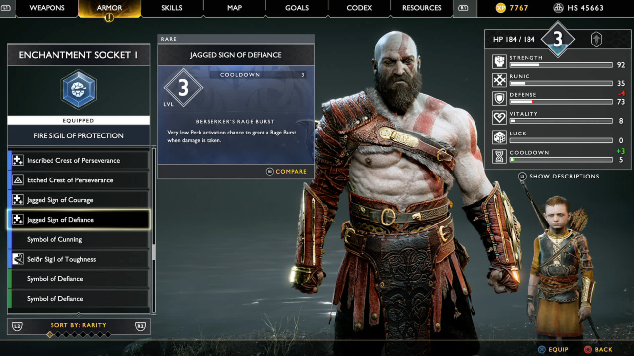 God of War PC - Weapons and equipment you need to use