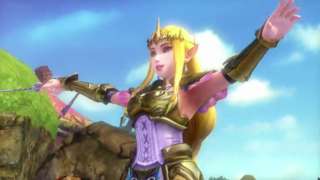 Hyrule Warriors - Zelda and a Baton Gameplay Trailer