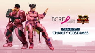 Street Fighter Stands in Supporting Breast Cancer Research BCRF x SFV Trailer