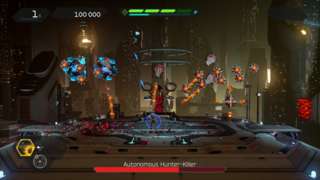 Matterfall - Autonomous Hunter-Killer Boss Battle Gameplay