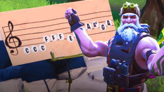 Fortnite - Play the Sheet Music On The Pianos Near Pleasant Park and Lonely Lodge Challenge Guide (Season 7, Week 2)