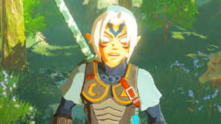 Fierce Deity Armor And Sword In Zelda: Breath Of The Wild Gameplay