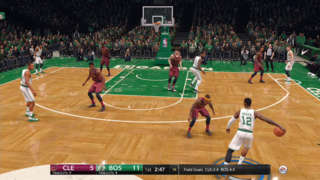 Boston Celtics Vs. Cleveland Cavaliers - NBA Live 18 Gameplay