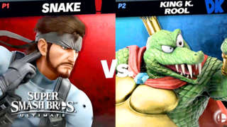 Super Smash Bros. Ultimate - King K. Rool Vs. Snake Gameplay Trailer | Gamescom 2018