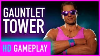 Johnny Cage Fighting Through The Gauntlet Tower | Mortal Kombat 11