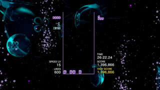 4K Tetris Effect 600 Line Marathon Mode On PC - Max Settings Gameplay