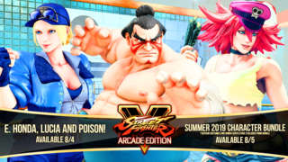 Street Fighter V: Arcade Edition – E. Honda, Lucia, And Poison Gameplay Reveal Trailer