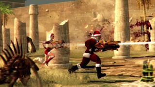 Serious Santa comes to bring you a Holiday Gift