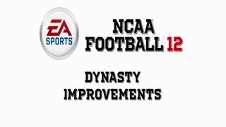 NCAA Football 12 - Dynasty Improvements Trailer